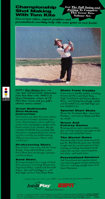 ESPN Golf : Lower Your Score With Tom Kite - Shot Making - Dos