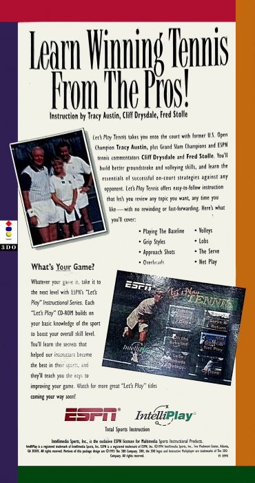 ESPN : Let's Play Tennis with Tracy Austin - Dos