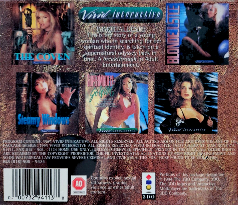 Immortal Desire - Dos