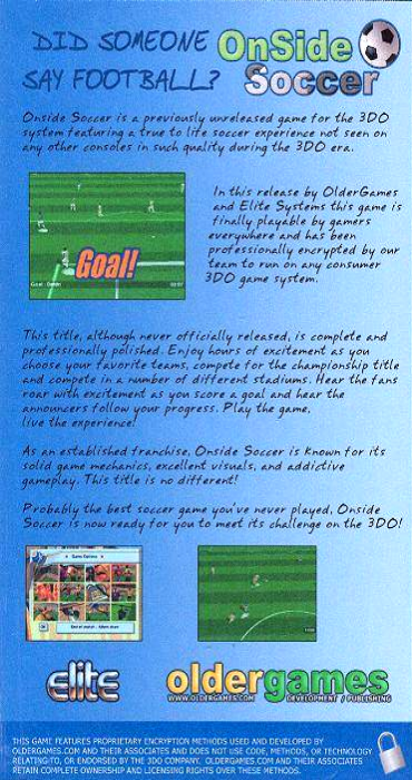 Onside Soccer - Dos