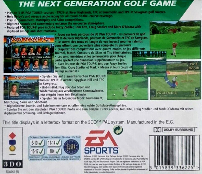 Pga Tour 96 - Dos