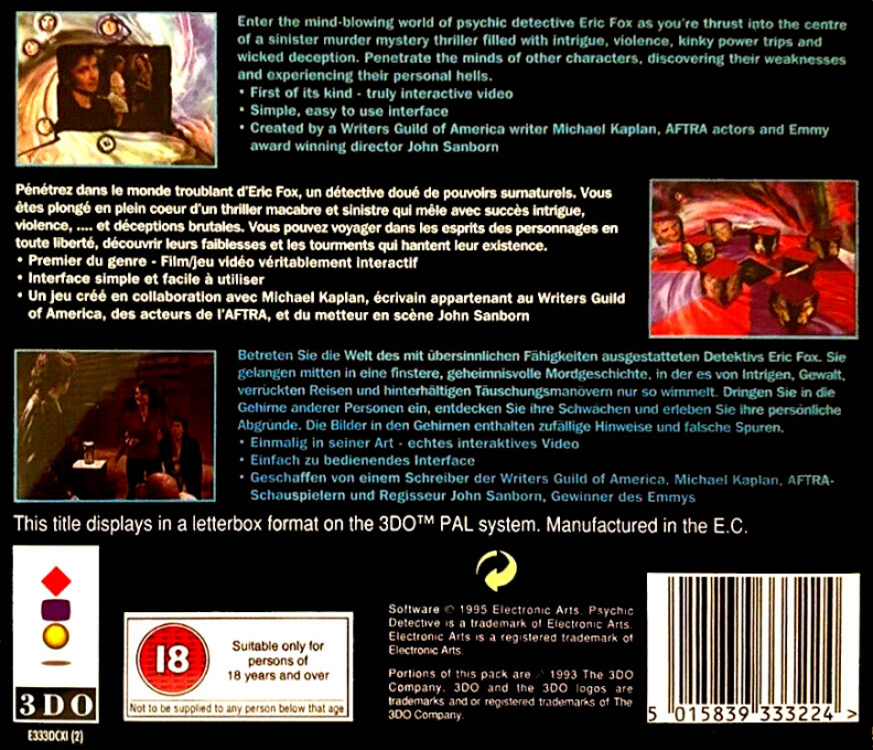 Psychic Detective - Dos