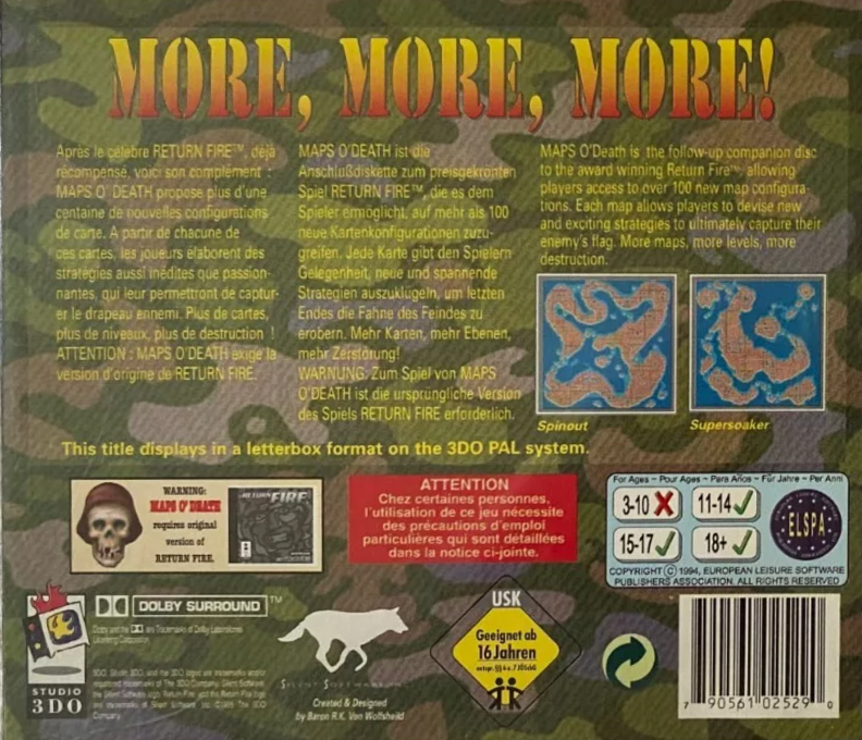 Return Fire : Maps O' Death - Dos