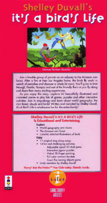 Shelley Duvall's It's A Bird's Life - Dos