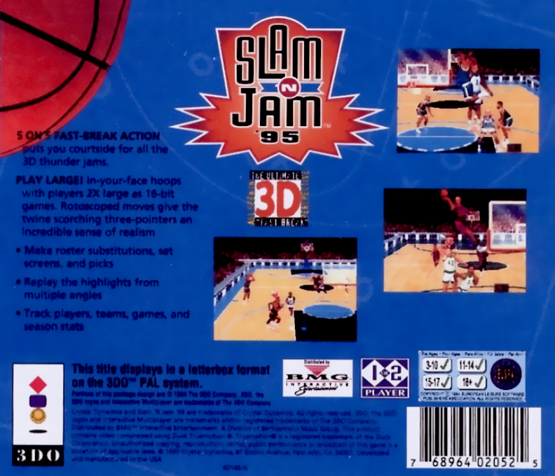 Slam 'n Jam '95 - Dos