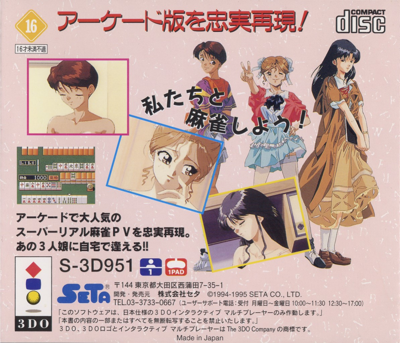 Super Real Mahjong P5 - Dos