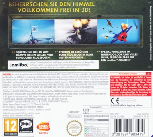 Ace Combat - Assault Horizon Legacy - Dos