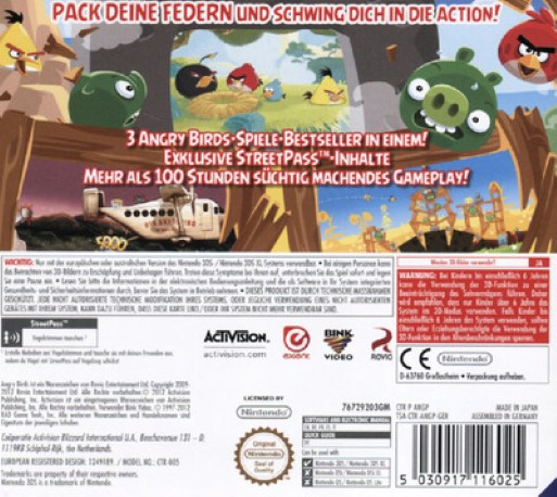 Angry Birds Trilogy - Dos