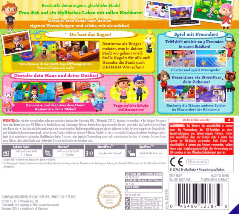 Animal Crossing - New Leaf - Welcome Amiibo - Dos