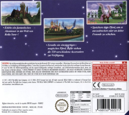 Bella Sara - The Magical Horse Adventures - Dos