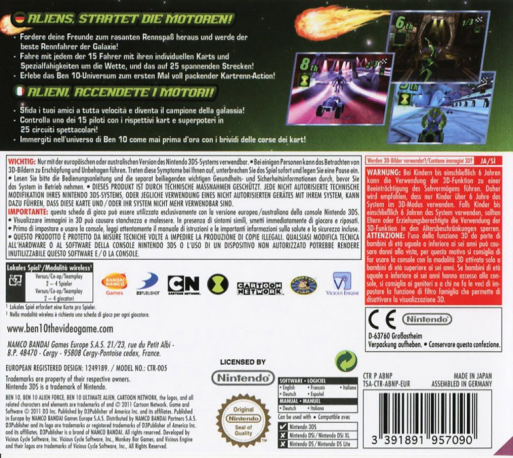 Ben 10 - Galactic Racing - Dos