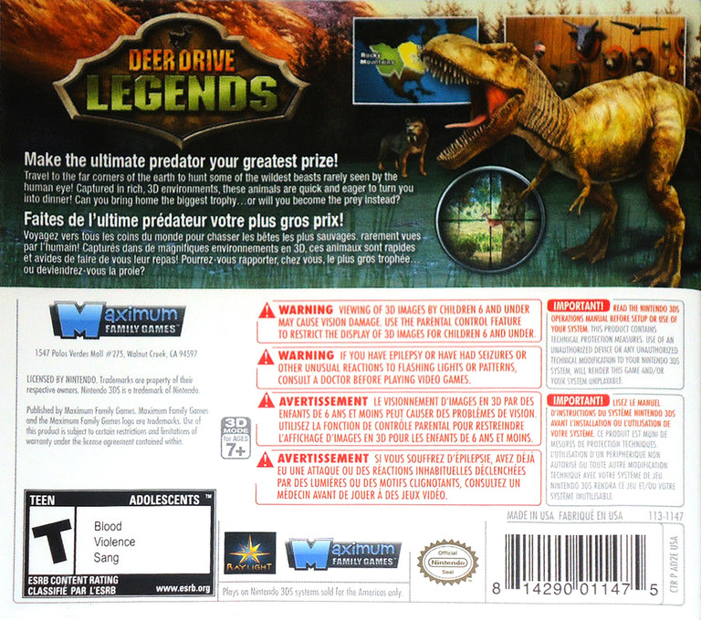 Deer Drive Legends - Dos