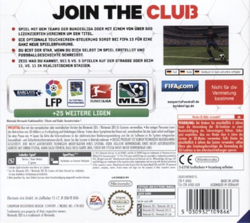 FIFA Soccer 12 - Dos