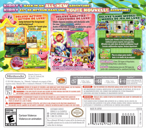 Kirby - Triple Deluxe - Dos