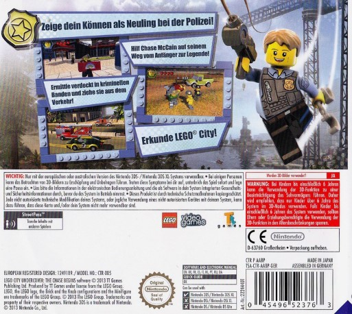 Lego City Undercover - The Chase Begins - Dos
