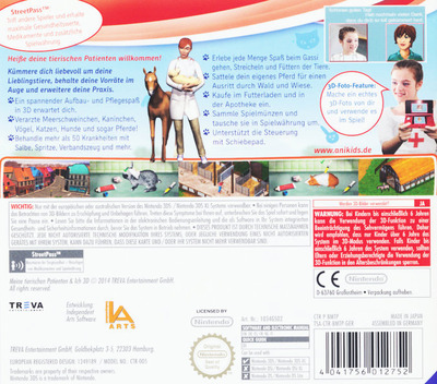 Ma vie de vétérinaire 3D - Dos