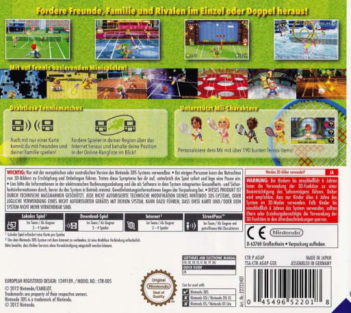 Mario Tennis Open - Dos