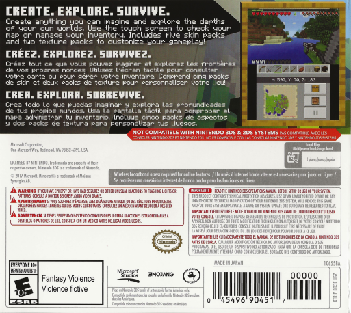 Minecraft - New Nintendo 3ds Edition - Dos