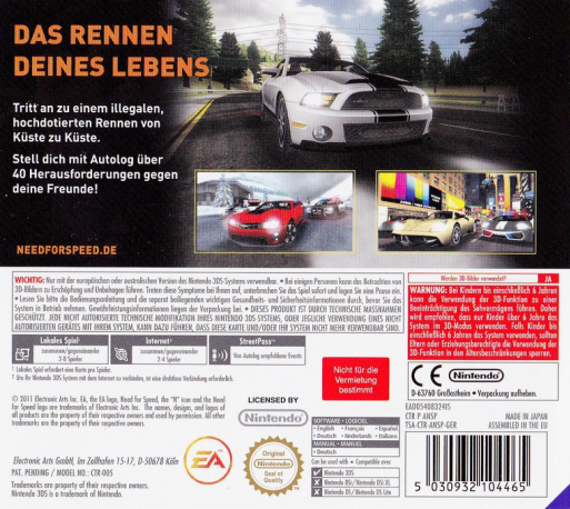 Need for Speed : The Run - Dos