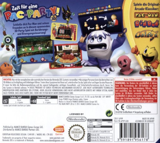 Pac-man Party 3d - Dos