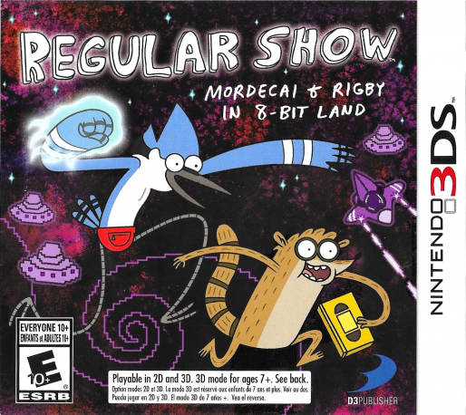 Regular Show: Mordecai and Rigby in 8-Bit Land