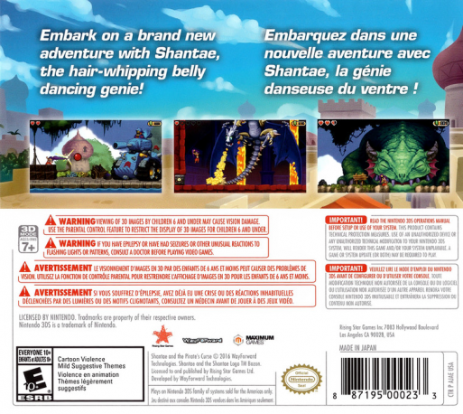 Shantae And The Pirate's Curse - Dos