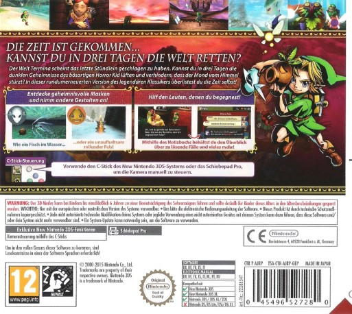 The Legend of Zelda : Majora's Mask 3D - Dos