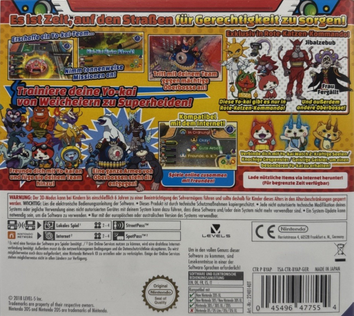 Yo-kai Watch Blasters: Red Cat Corps - Dos