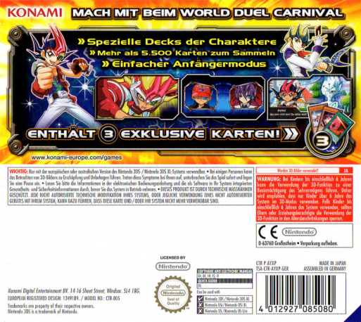 Yu-Gi-Oh! Zexal : World Duel Carnival - Dos