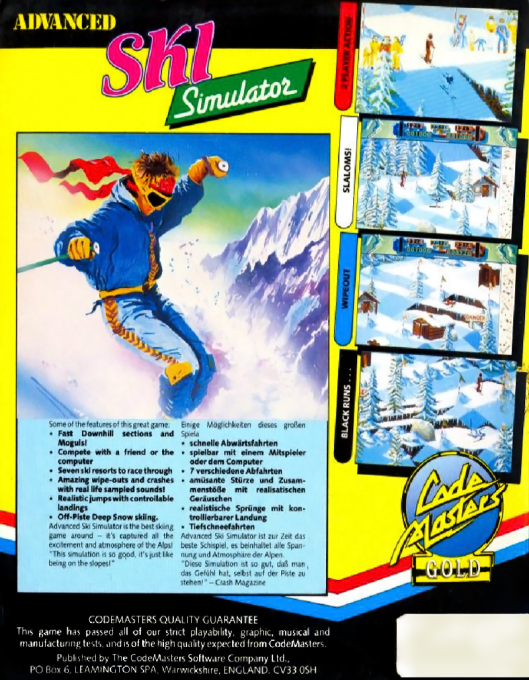 Advanced Ski Simulator - Dos