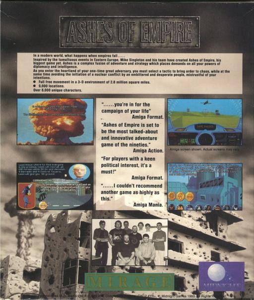 Ashes Of Empire - Dos