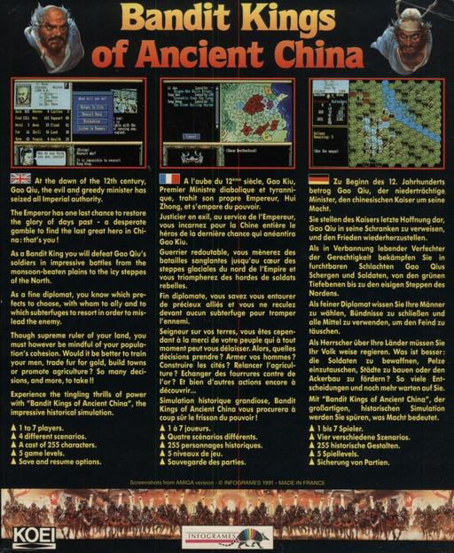 Bandit Kings Of Ancient China - Dos