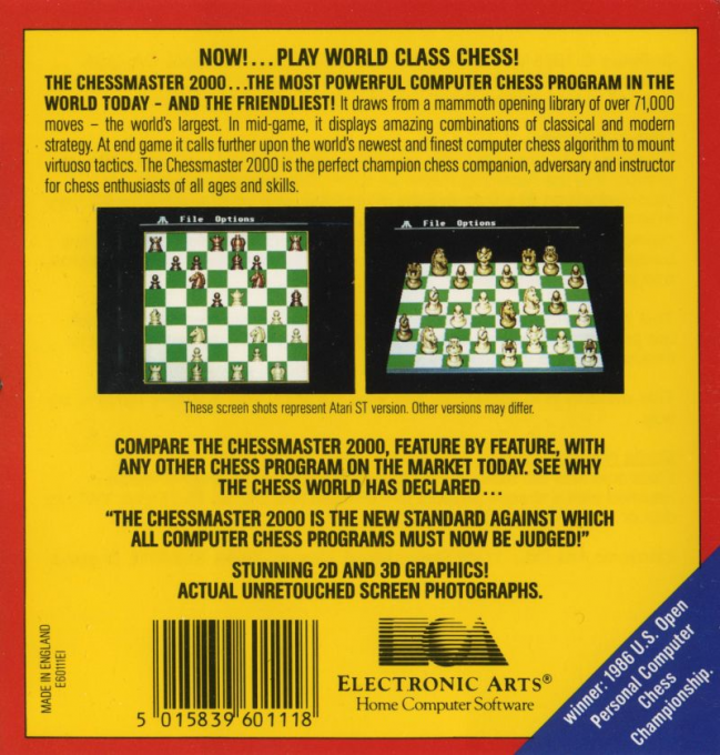 Chessmaster 2000, The - Dos
