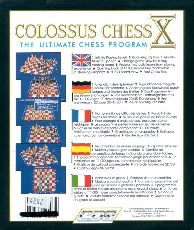 Colossus Chess X - Dos