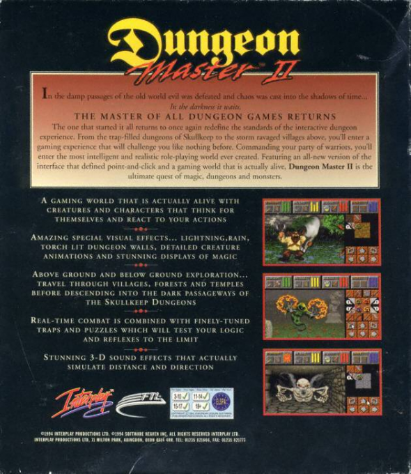 Dungeon Master 2 - The Legend Of Skullkeep - Dos