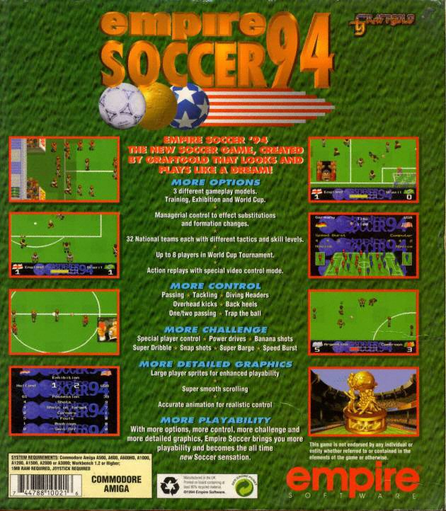 Empire Soccer 94 - Dos