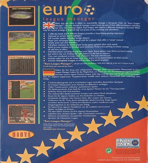 Euro League Manager - Dos