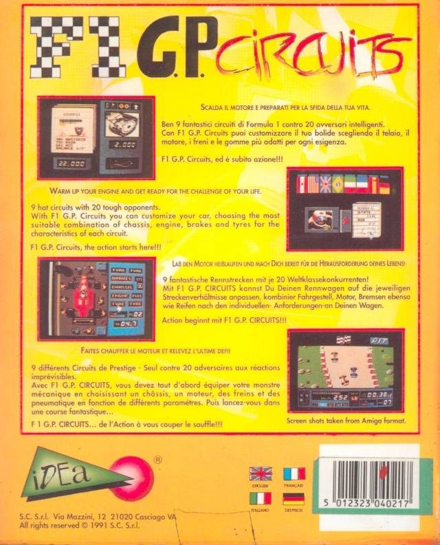 F1 G.P. Circuits dos