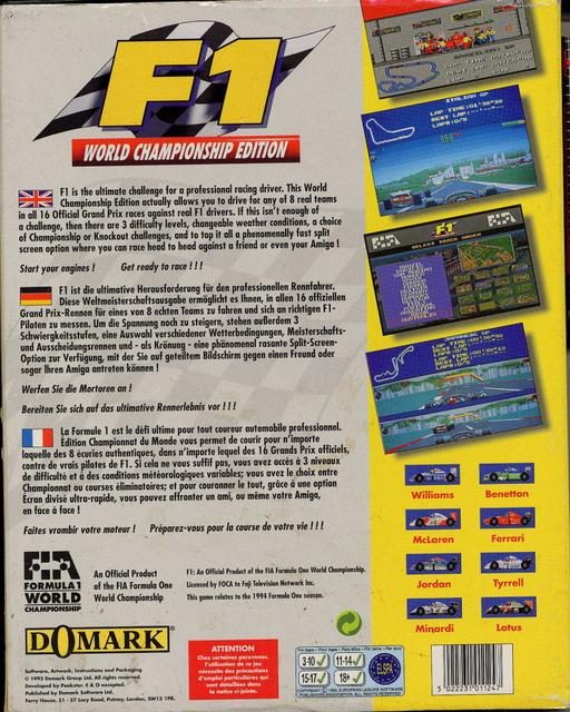F1 - World Championship Edition dos