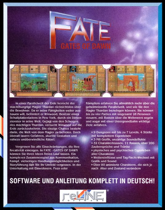 Fate : Gates of Dawn dos