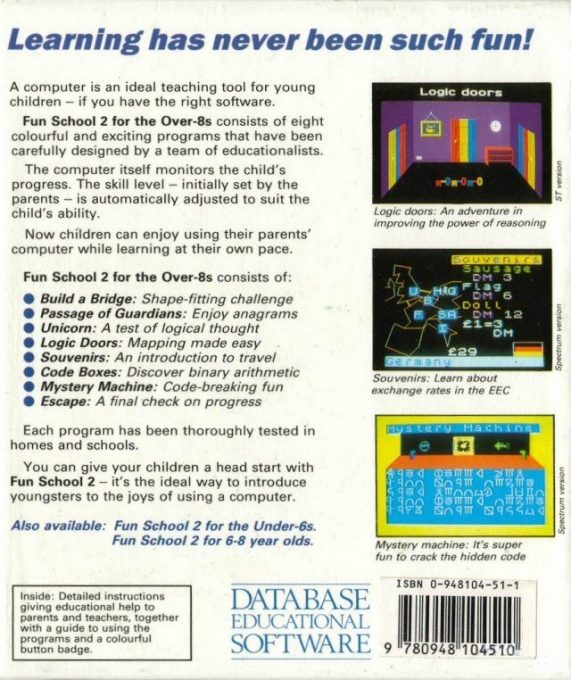 Fun School 2 - For Over 8's dos