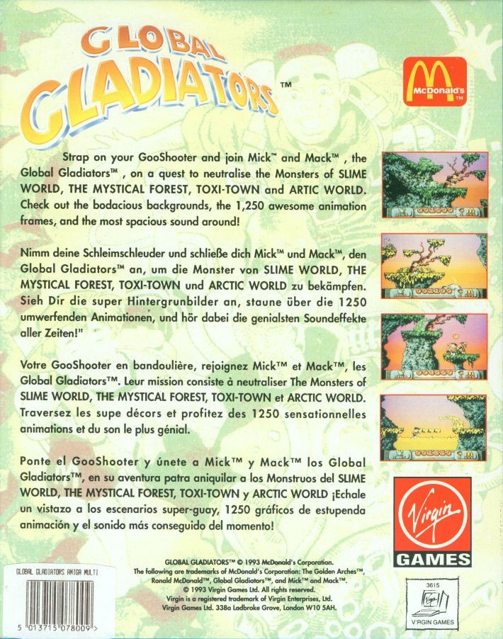 Global Gladiators - Dos