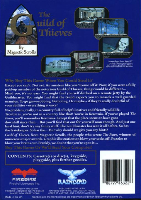 Guild Of Thieves, The - Dos