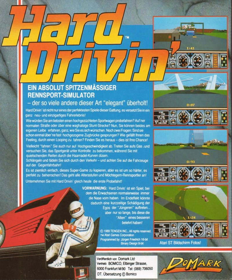 Hard Drivin' 2 - Dos