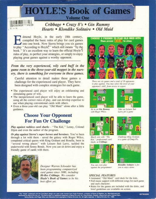 Hoyle Official Book Of Games dos