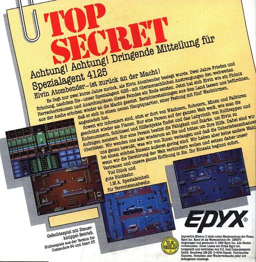 Impossible Mission 2 dos