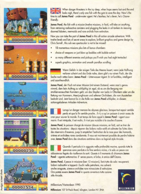 James Pond - Underwater Agent - Dos
