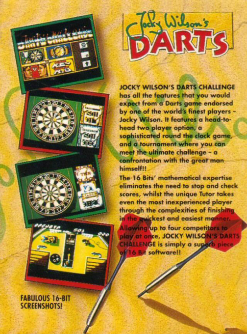 Jocky Wilson's Darts Challenge - Dos