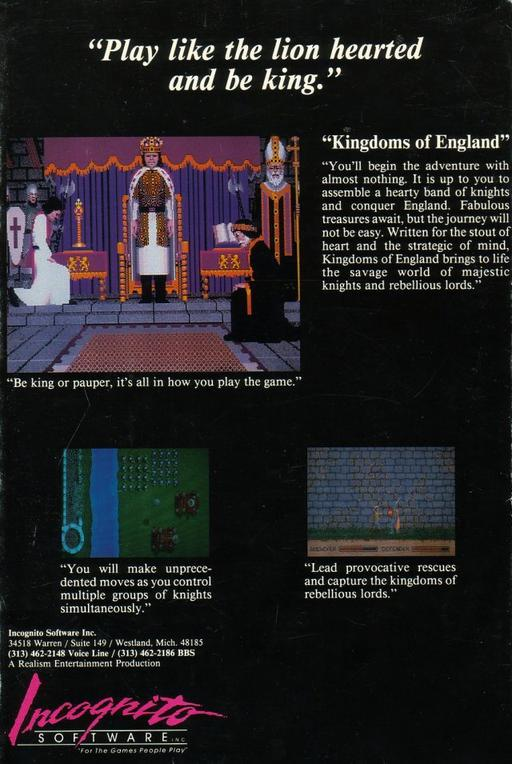 Kingdoms of England - Dos