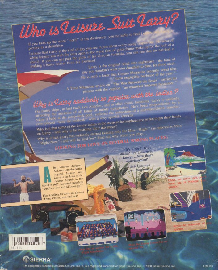 Leisure Suit Larry Goes Looking for Love (In Several Wrong Places) dos